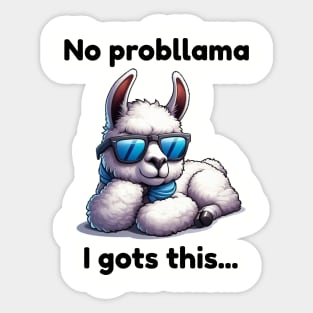 No probllama Sticker